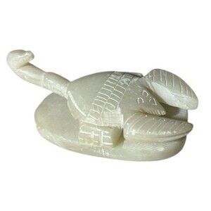 Vintage Egyptian Scorpion Hand Carved Soapstone Hieroglyphics 3-1/2"
